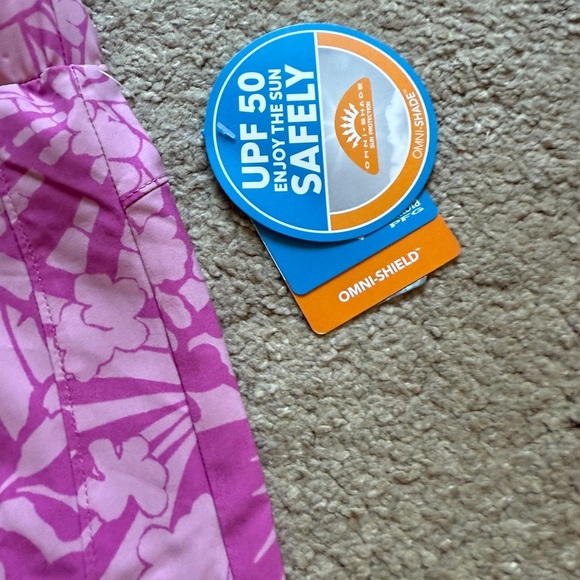 Columbia Vibrant Pink Floral Tidal Skort- youth Medium - Picture 4 of 6